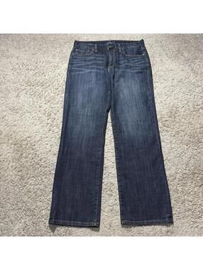 Y2K Lucky Brand Mens 361 Vintage Straight Dark Wash Jeans Wide Leg Denim 34x32
